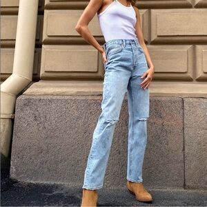 Aritzia Denim Forum The Joni High Rise Loose Jean